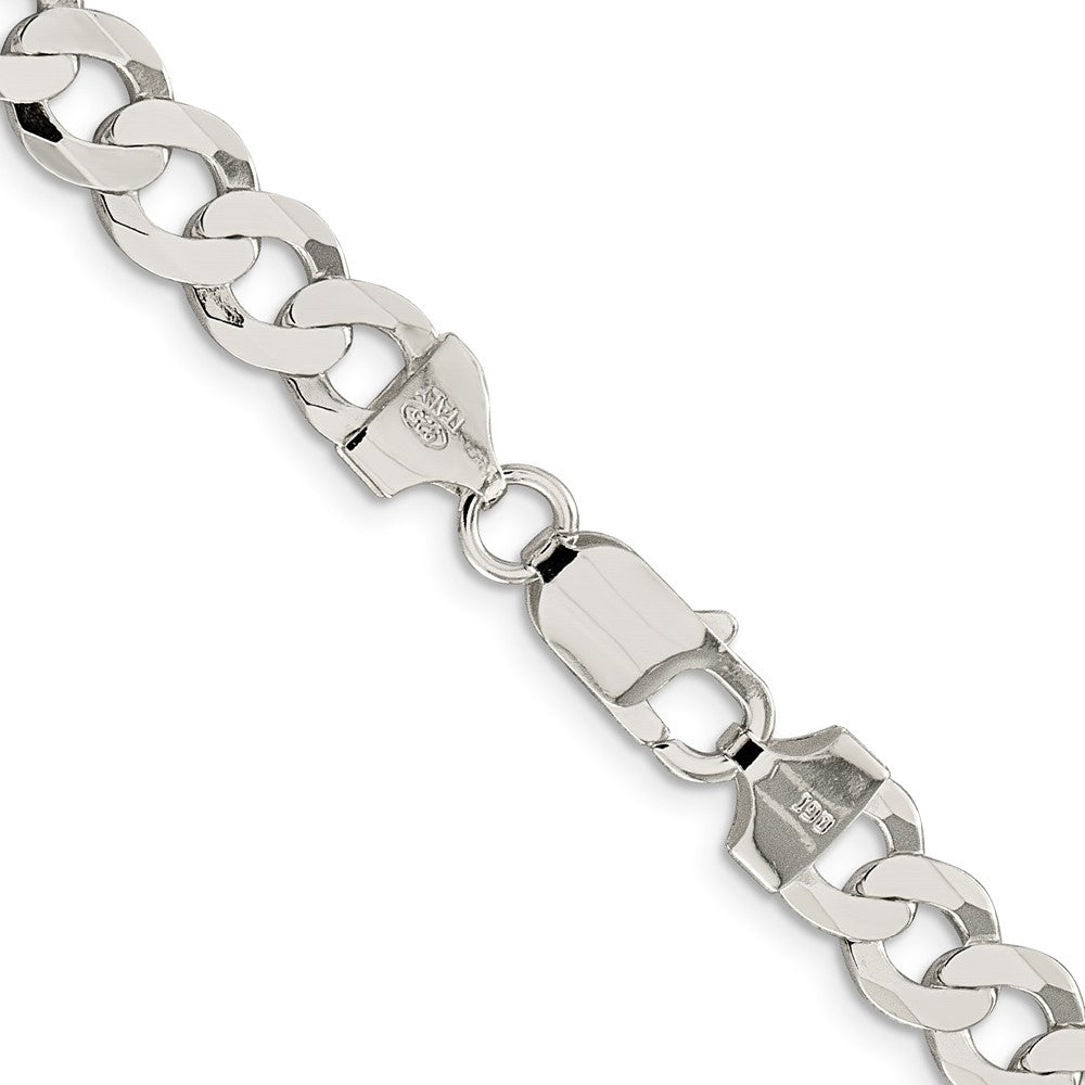 FJC Finejewelers 925 Sterling Silver Flat Curb Chain 18 Inches x 8 mm