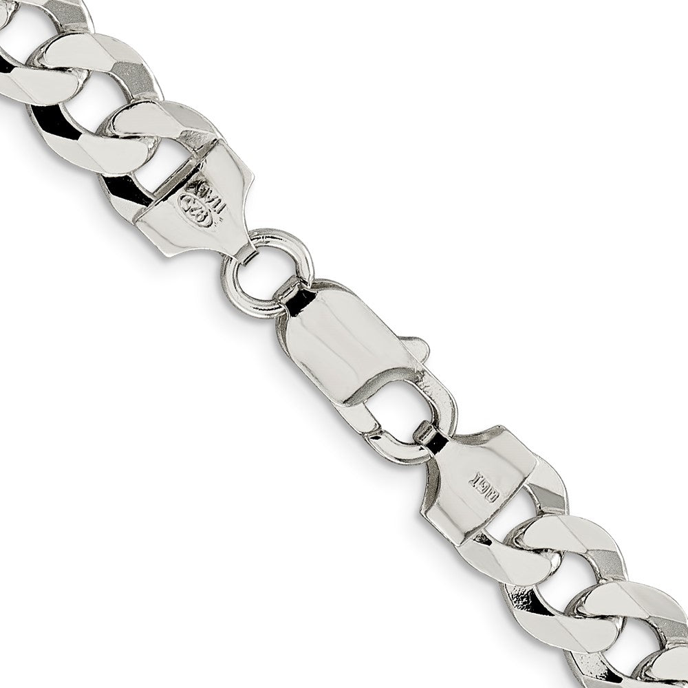 FJC Finejewelers 925 Sterling Silver Flat Curb Chain 30 Inches x 8.5 mm