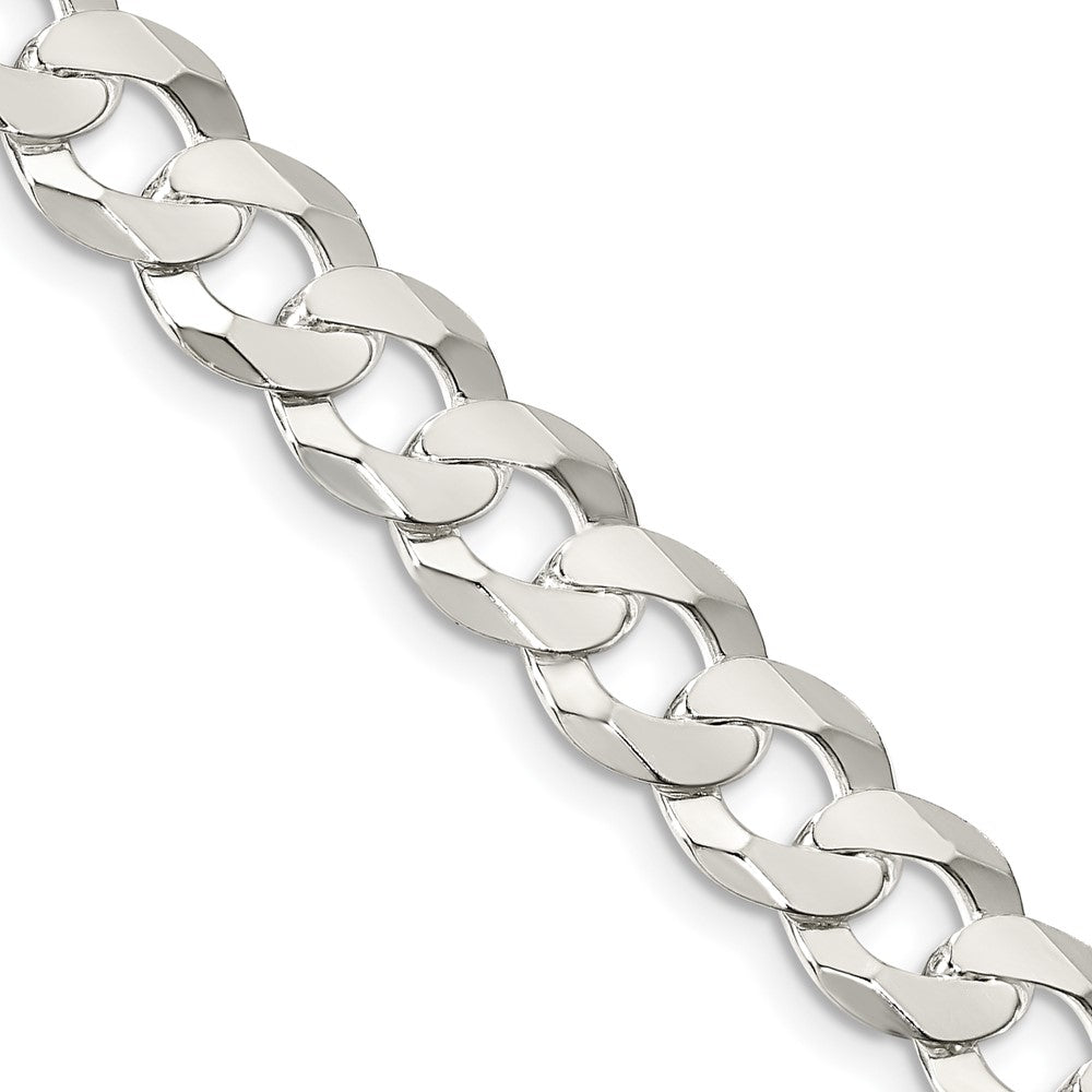 FJC Finejewelers 925 Sterling Silver Flat Curb Chain 30 Inches x 8.5 mm