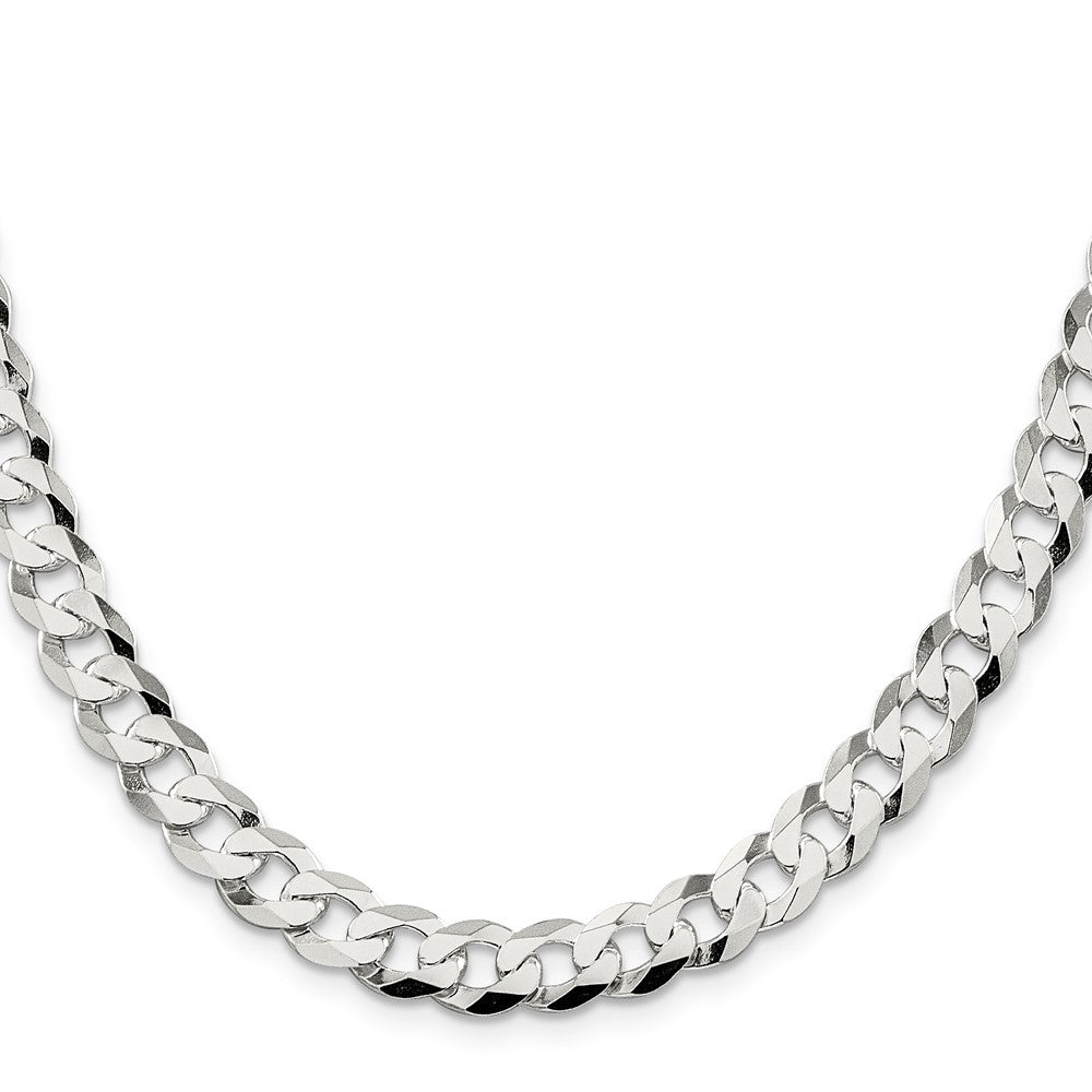 FJC Finejewelers 925 Sterling Silver Flat Curb Chain Bracelet 7 Inches x 8.5 mm
