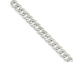 FJC Finejewelers 925 Sterling Silver Flat Curb Chain Bracelet 7 Inches x 8.5 mm