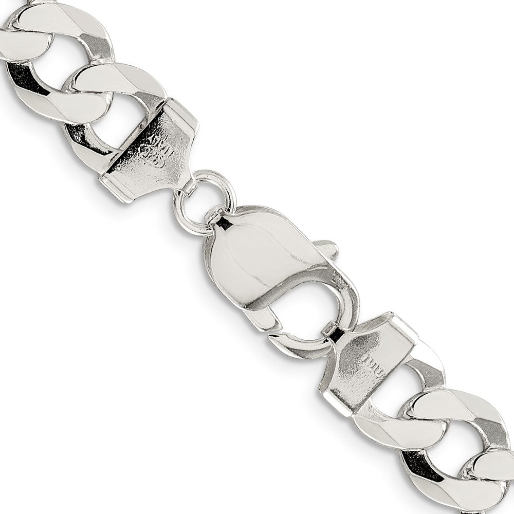 FJC Finejewelers 925 Sterling Silver Flat Curb Chain 30 Inches x 9.75 mm