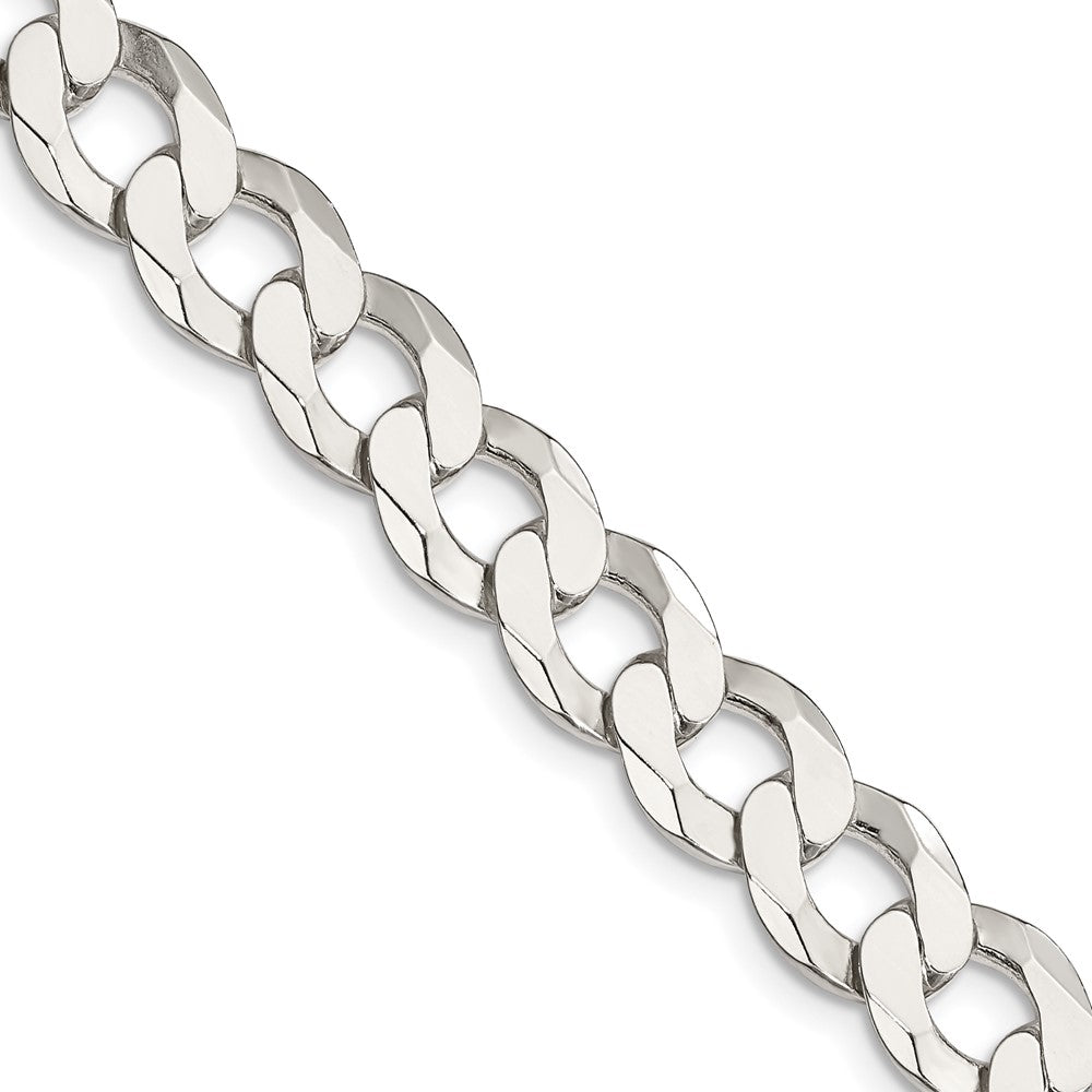 FJC Finejewelers 925 Sterling Silver Flat Curb Chain 30 Inches x 9.75 mm