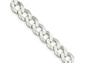 FJC Finejewelers 925 Sterling Silver Flat Curb Chain Bracelet 9 Inches x 9.75 mm