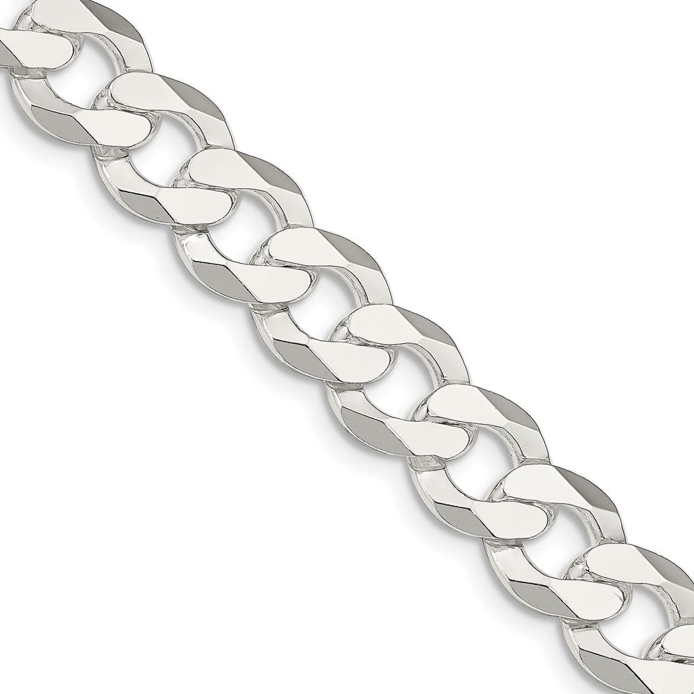 FJC Finejewelers 925 Sterling Silver Flat Curb Chain 26 Inches x 14 mm