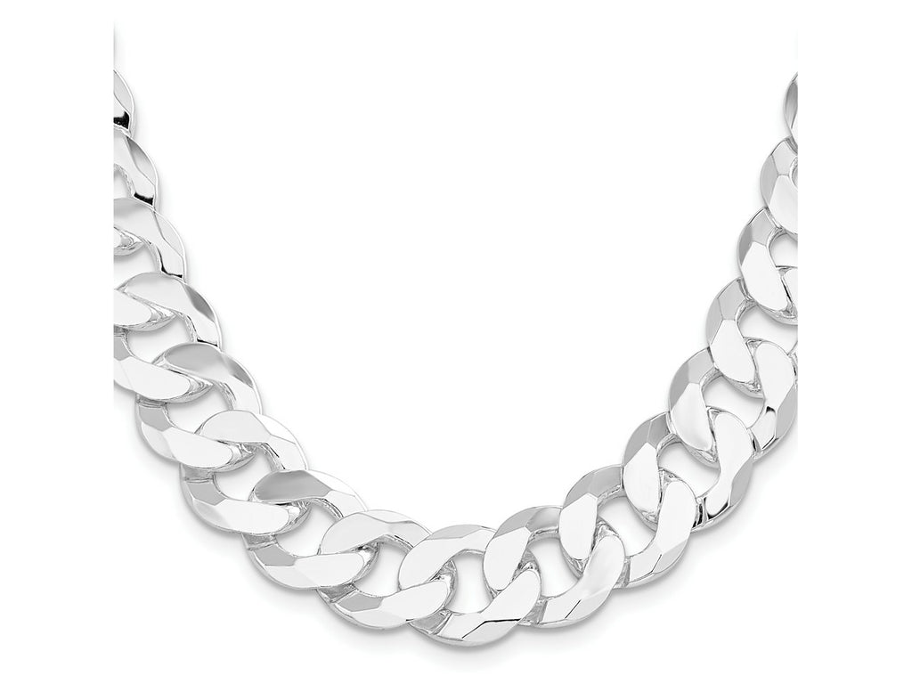 FJC Finejewelers 925 Sterling Silver Flat Curb Chain 20 Inches x 16 mm