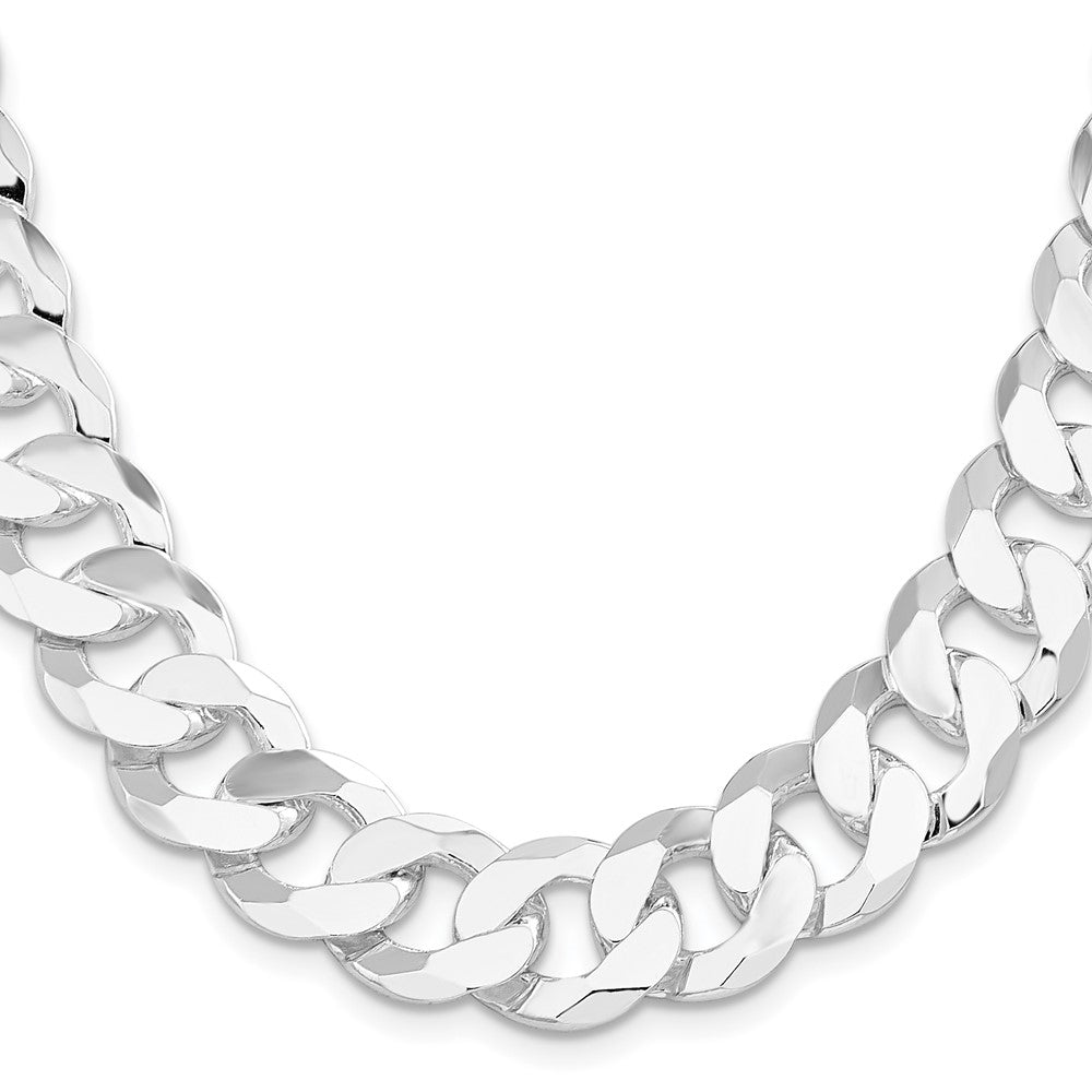 FJC Finejewelers 925 Sterling Silver Flat Curb Chain Bracelet 9 Inches x 16 mm