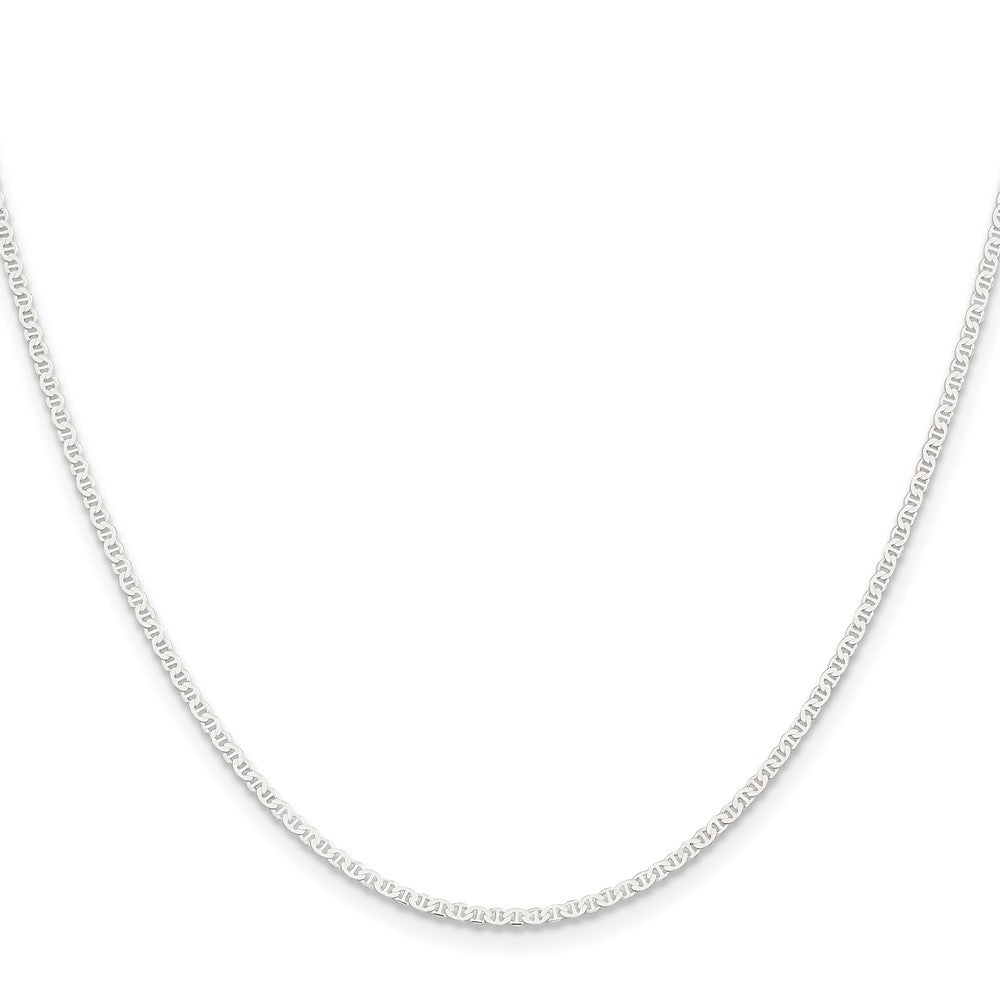 FJC Finejewelers 925 Sterling Silver 1.85mm Flat Anchor Chain Anklet 10 Inches x 1 mm