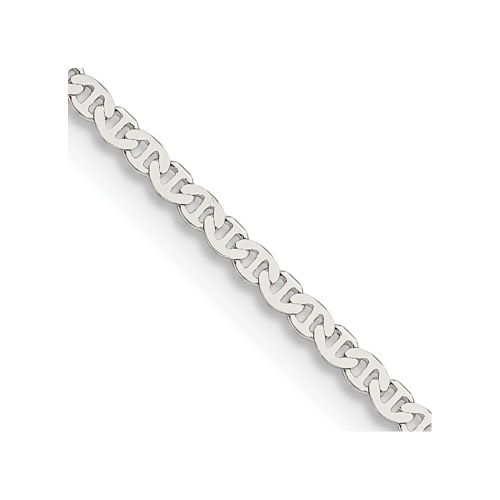 FJC Finejewelers 925 Sterling Silver Flat Anchor Chain 20 Inches x 1.85 mm