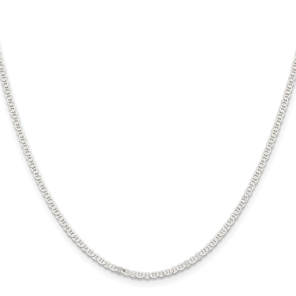 FJC Finejewelers 925 Sterling Silver 2.25mm Flat Anchor Chain Anklet 10 Inches x 2 mm