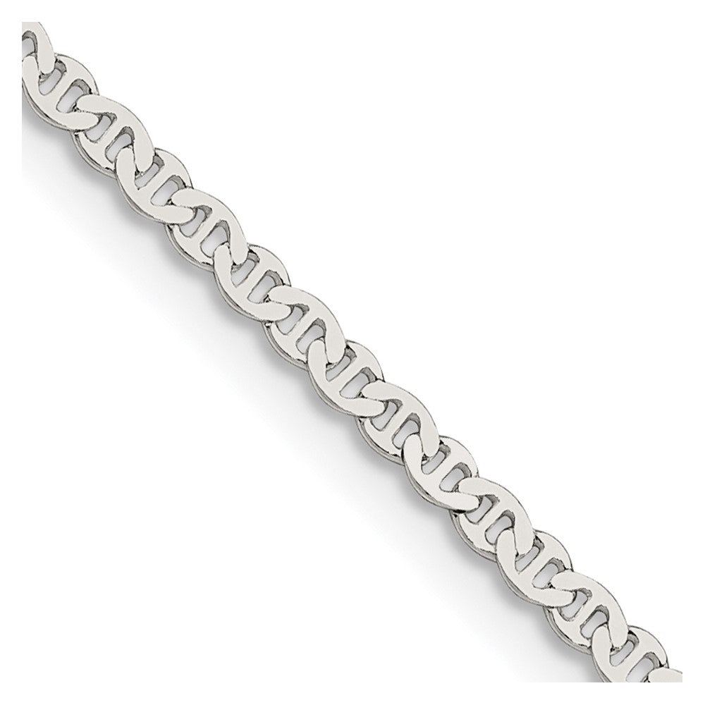 FJC Finejewelers 925 Sterling Silver Flat Anchor Chain 16 Inches x 2.25 mm