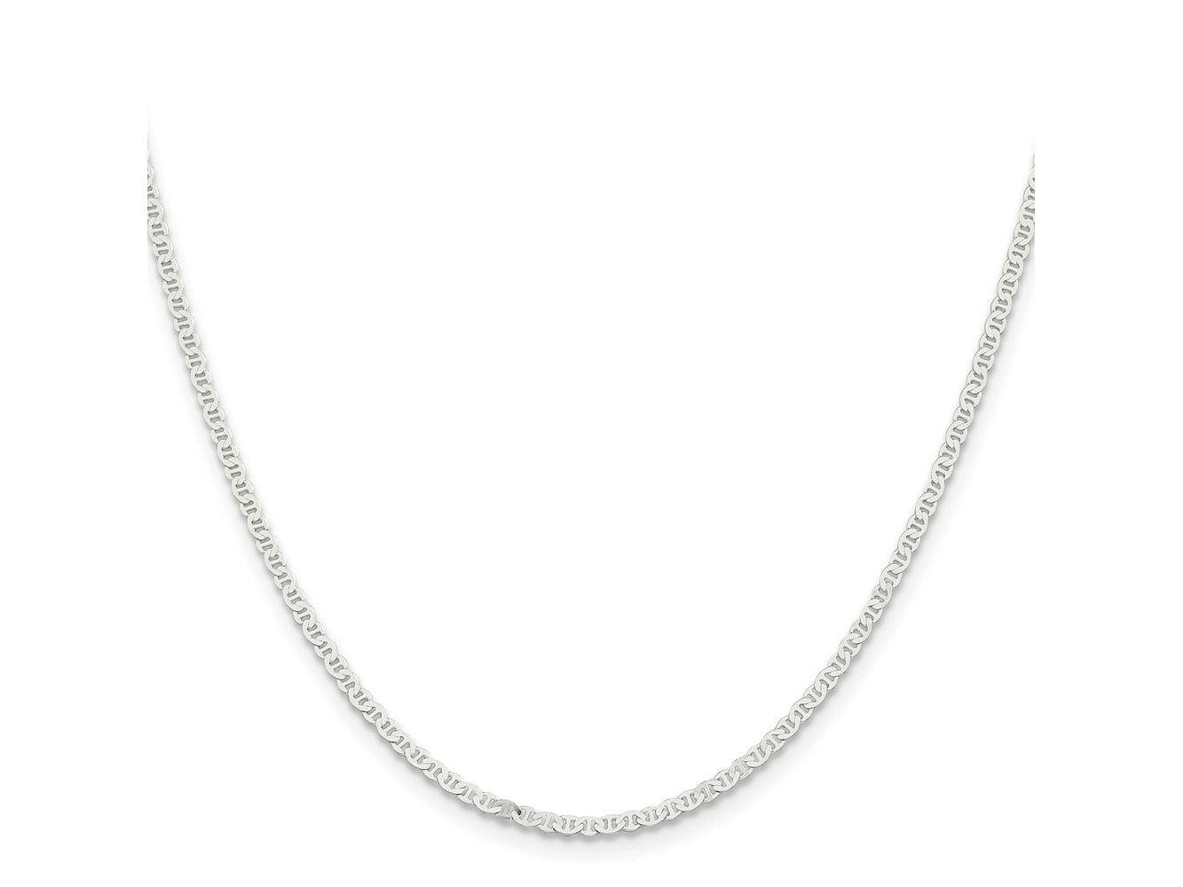 FJC Finejewelers 925 Sterling Silver Flat Anchor Chain 18 Inches x 2.25 mm
