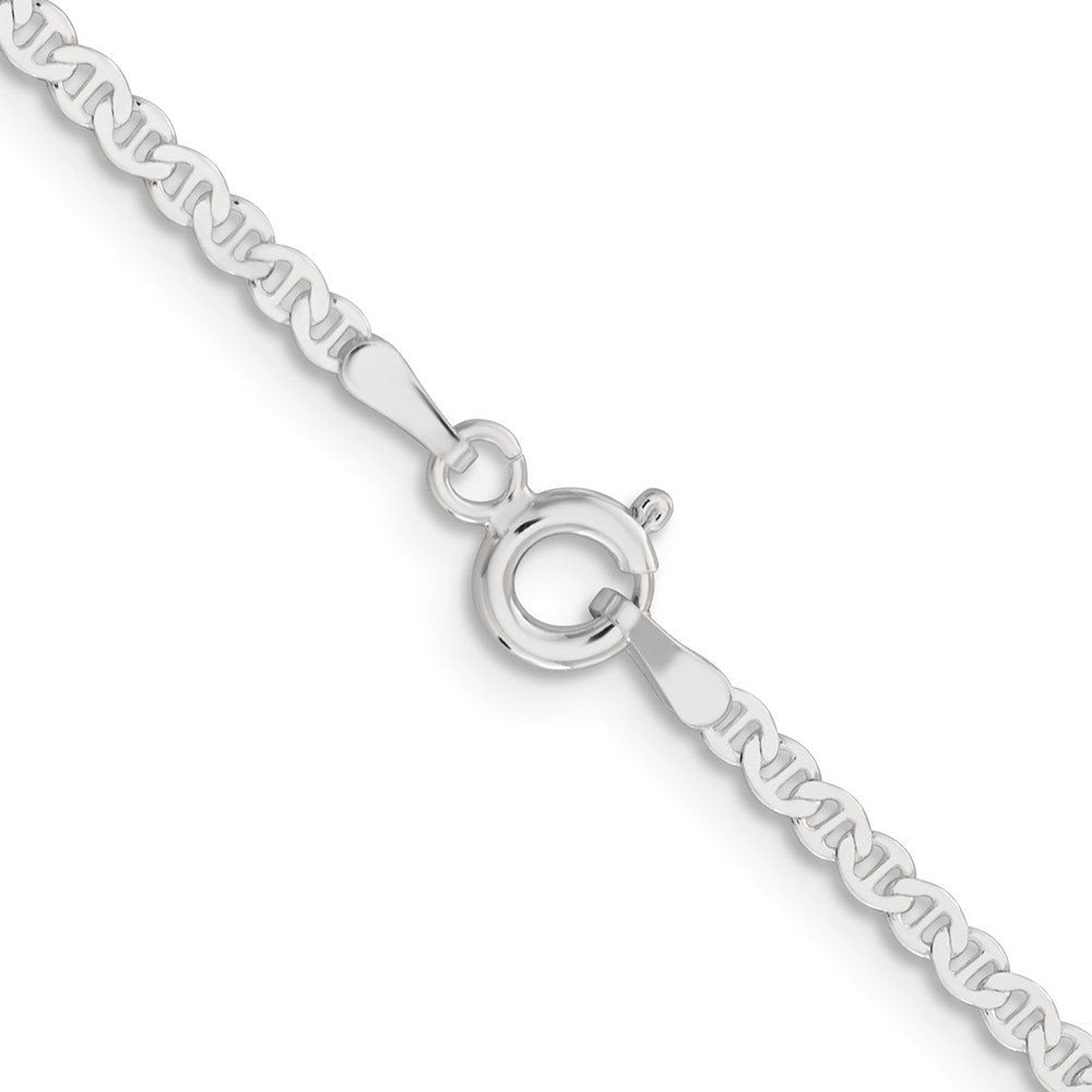 FJC Finejewelers 925 Sterling Silver Flat Anchor Chain Bracelet 7 Inches x 2.25 mm