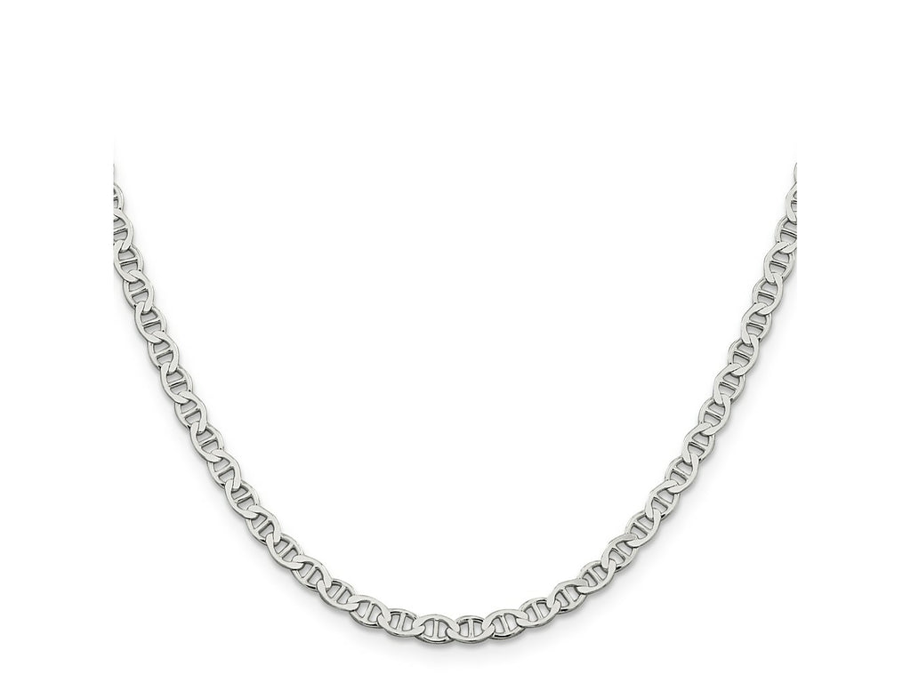 FJC Finejewelers 925 Sterling Silver Flat Anchor Chain 22 Inches x 4 mm