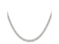 FJC Finejewelers 925 Sterling Silver Flat Anchor Chain 22 Inches x 4 mm