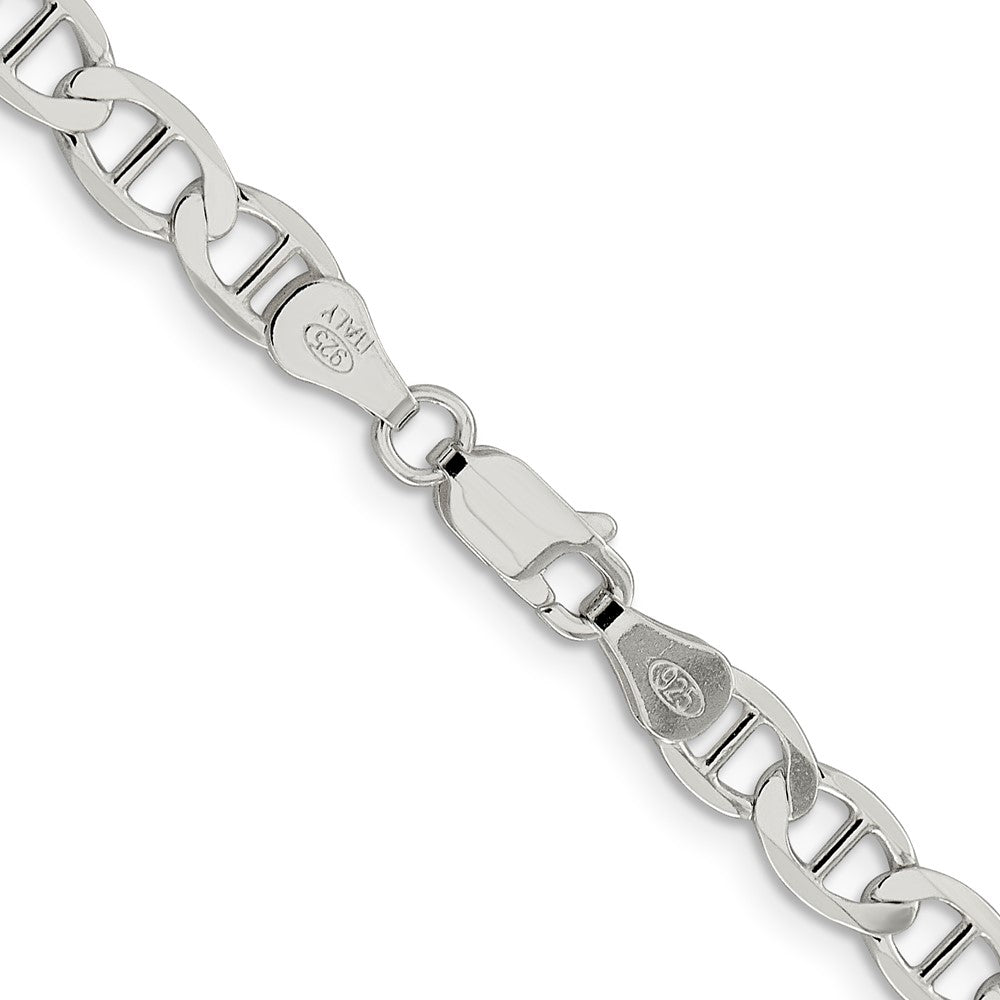 FJC Finejewelers 925 Sterling Silver Flat Anchor Chain 26 Inches x 5.7 mm