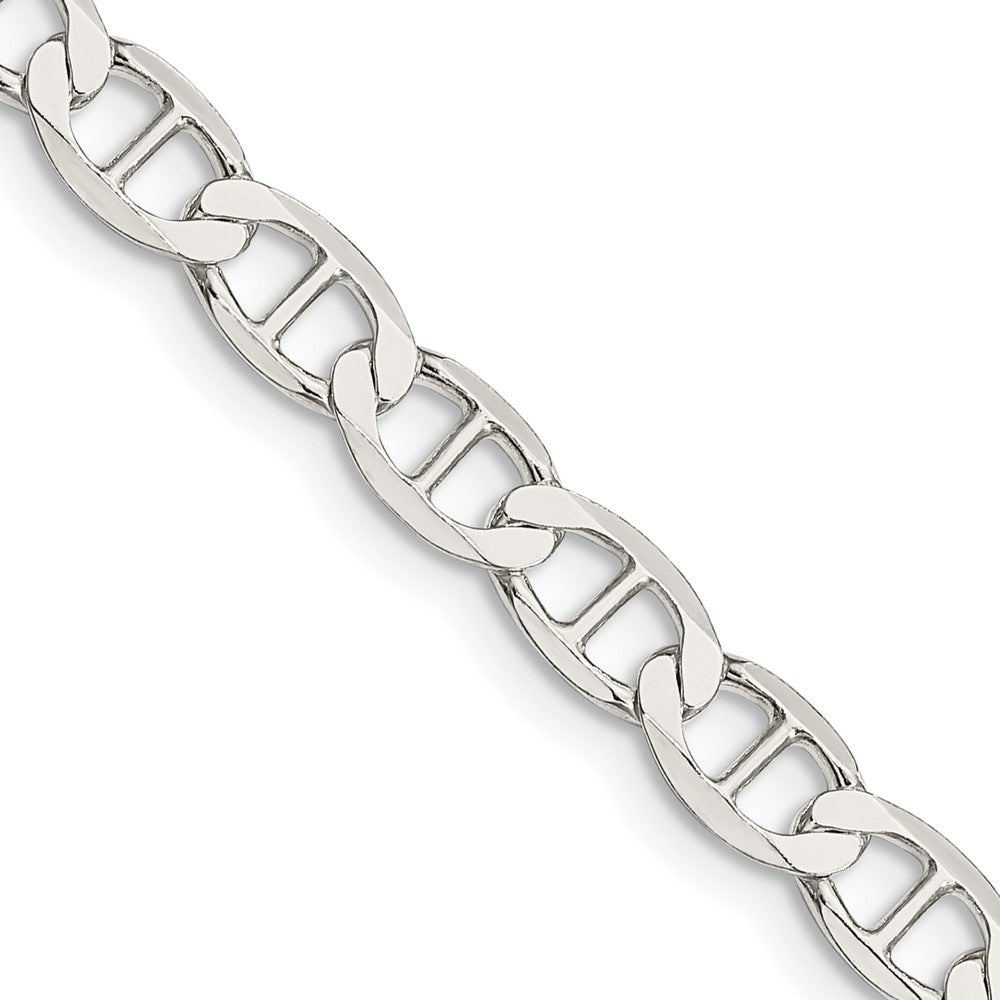 FJC Finejewelers 925 Sterling Silver Flat Anchor Chain 26 Inches x 5.7 mm