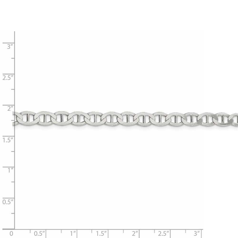 FJC Finejewelers 925 Sterling Silver Flat Anchor Chain 26 Inches x 5.7 mm