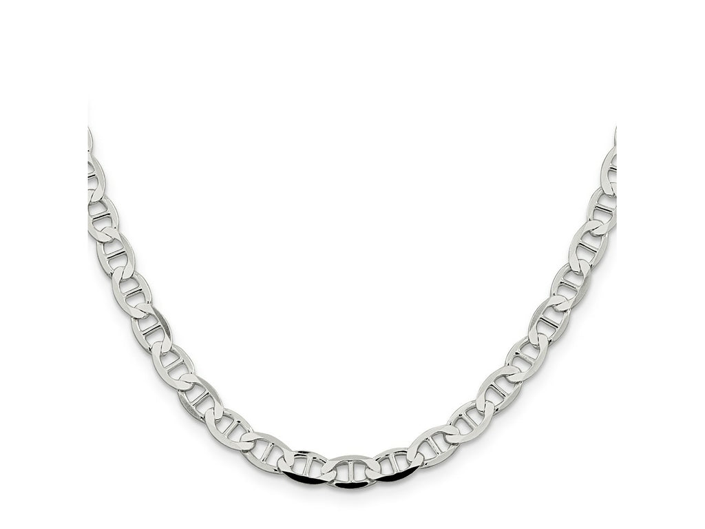 FJC Finejewelers 925 Sterling Silver Flat Anchor Chain 26 Inches x 5.7 mm