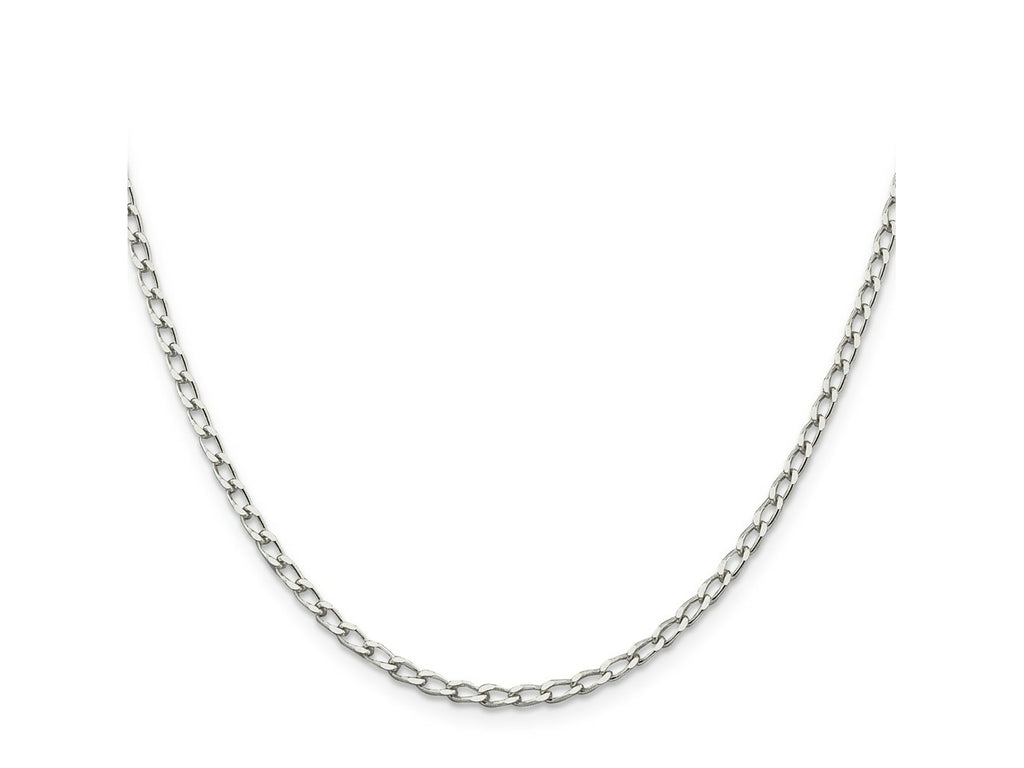 FJC Finejewelers 925 Sterling Silver Open Link Open Elongated Link Chain 24 Inches x 2.8 mm