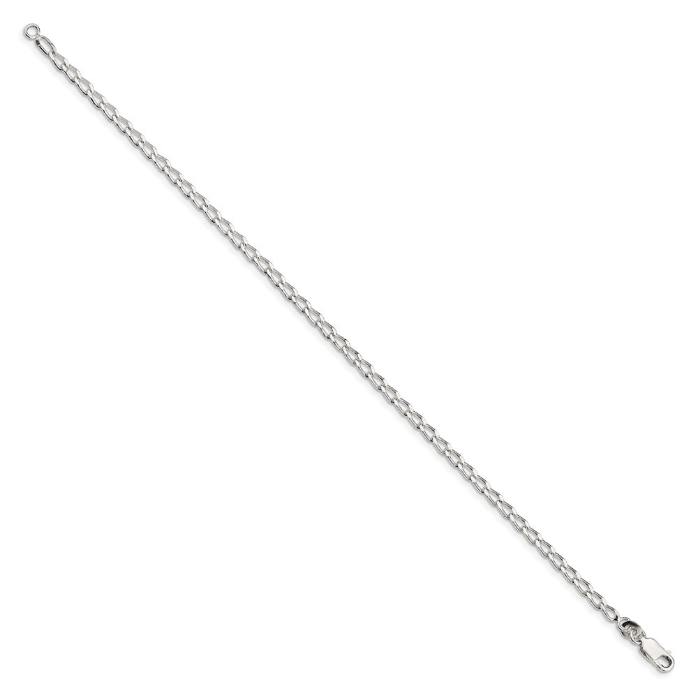 FJC Finejewelers 925 Sterling Silver Open Link Open Elongated Link Chain Bracelet 8 Inches x 2.8 mm