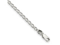 FJC Finejewelers 925 Sterling Silver Open Link Open Elongated Link Chain Bracelet 8 Inches x 2.8 mm