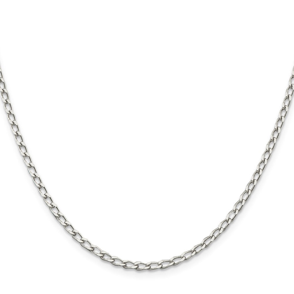 FJC Finejewelers 925 Sterling Silver Open Link 2.8mm Open Elongated Link Chain Anklet 9 Inches x 2 mm
