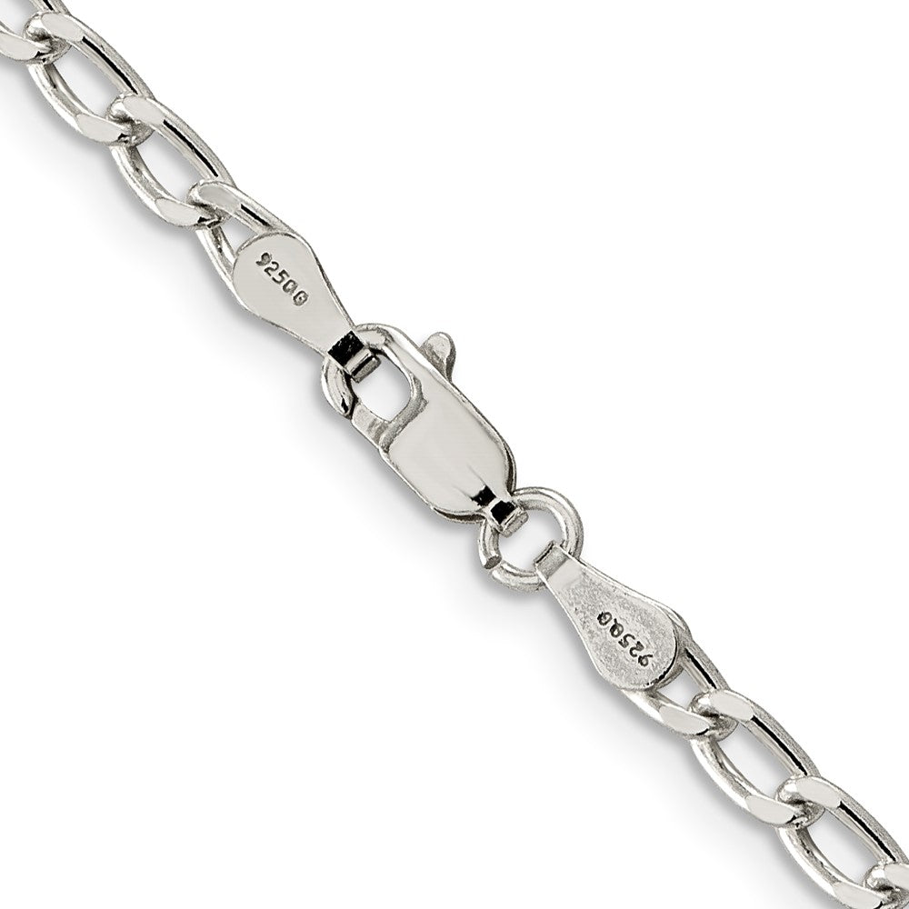 FJC Finejewelers 925 Sterling Silver Open Link Open Elongated Link Chain 20 Inches x 3.2 mm