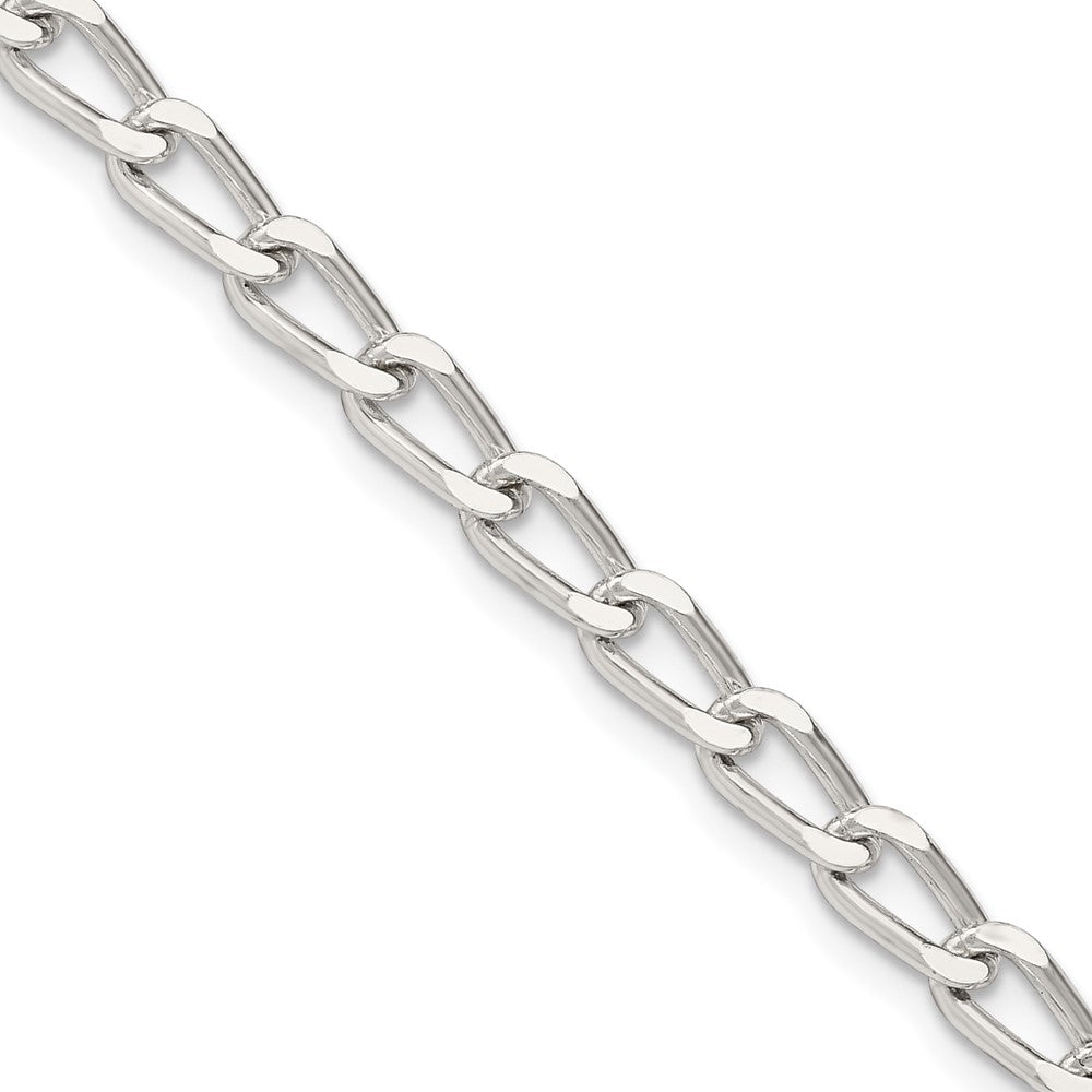 FJC Finejewelers 925 Sterling Silver Open Link Open Elongated Link Chain 24 Inches x 4.3 mm