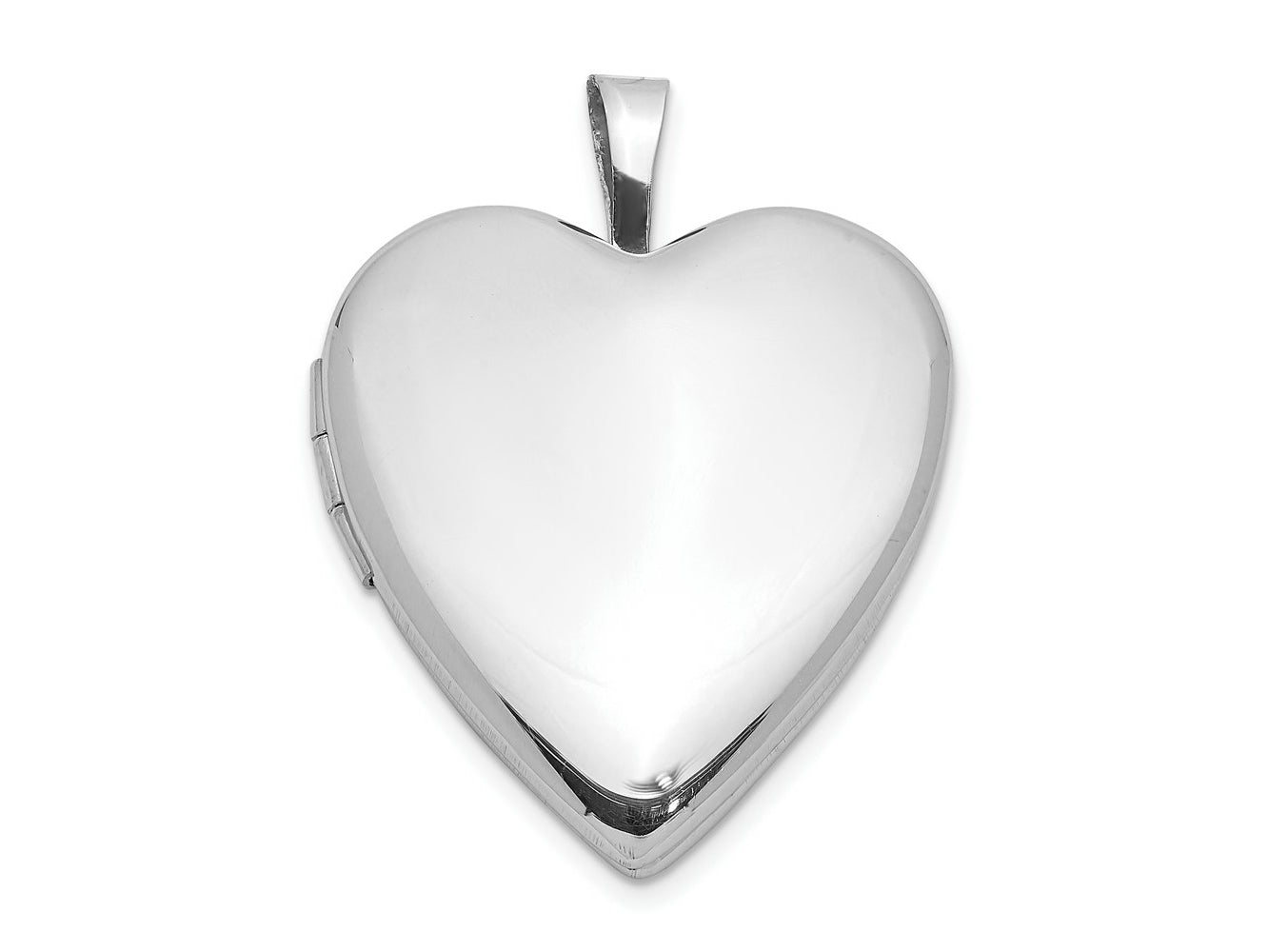 FJC Finejewelers 925 Sterling Silver Polished 20mm Heart Ash Holder Charm Locket 25 mm x 19 mm