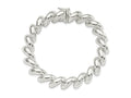 FJC Finejewelers 925 Sterling Silver Link San Marco Bracelet 8 Inches x 12 mm