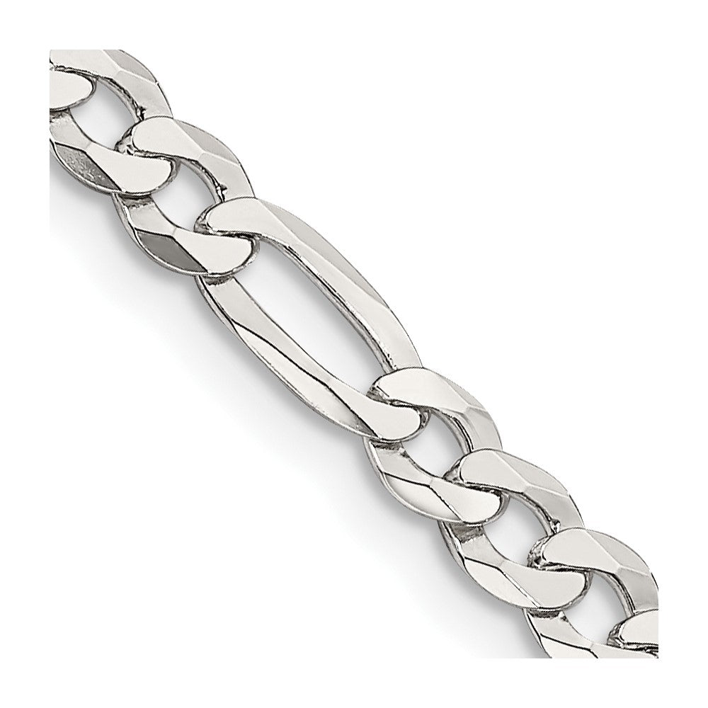 FJC Finejewelers 925 Sterling Silver Lightweight Flat Figaro Chain 26 Inches x 4.5 mm