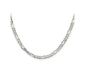 FJC Finejewelers 925 Sterling Silver Lightweight Flat Figaro Chain 28 Inches x 4.5 mm