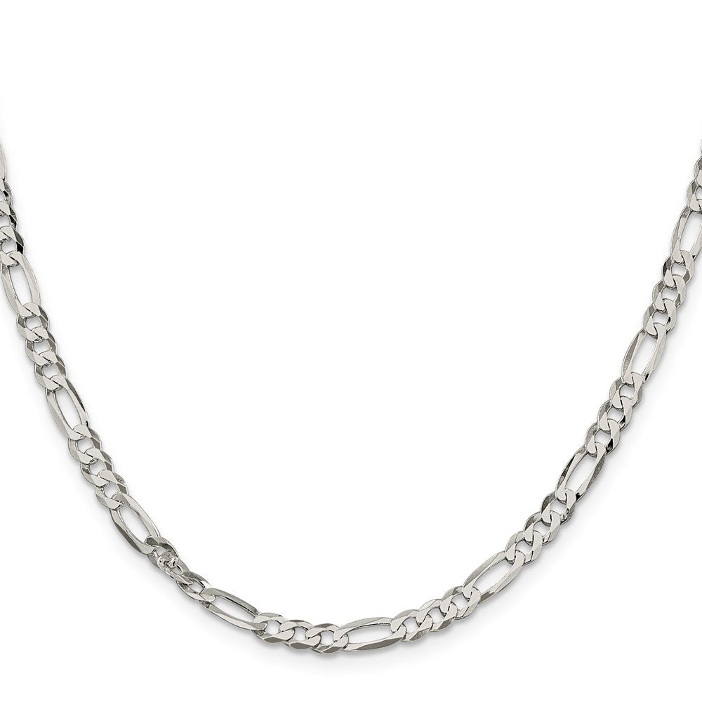 FJC Finejewelers 925 Sterling Silver Lightweight Flat Figaro Chain Bracelet 9 Inches x 4.5 mm