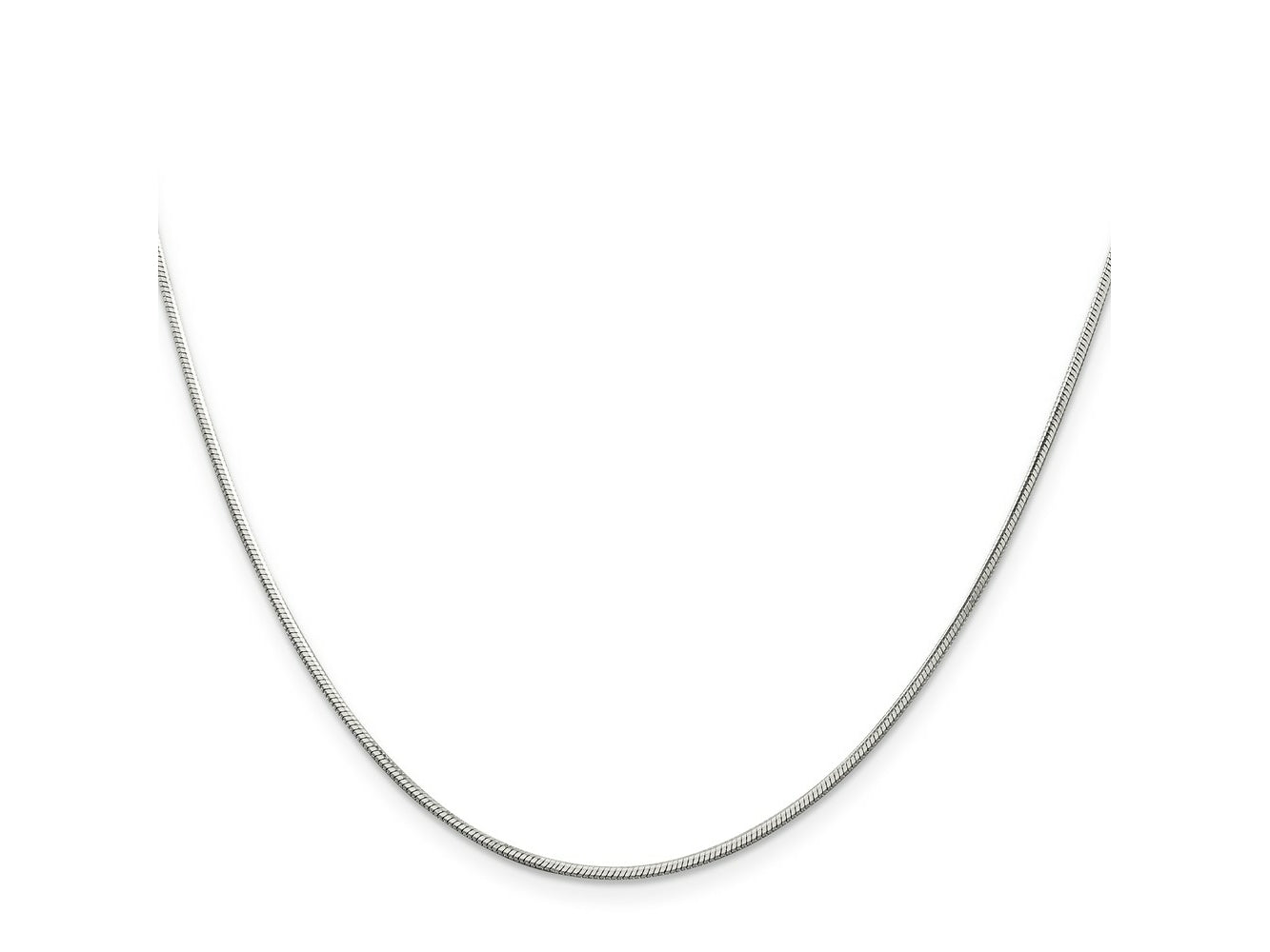 FJC Finejewelers 925 Sterling Silver Octagonal Snake Chain 18 Inches x 1.25 mm