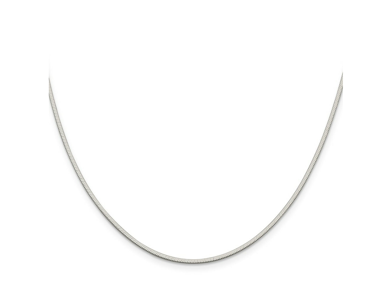 FJC Finejewelers 925 Sterling Silver 1.35mm Octagonal Snake Chain 18 Inches x 1.5 mm