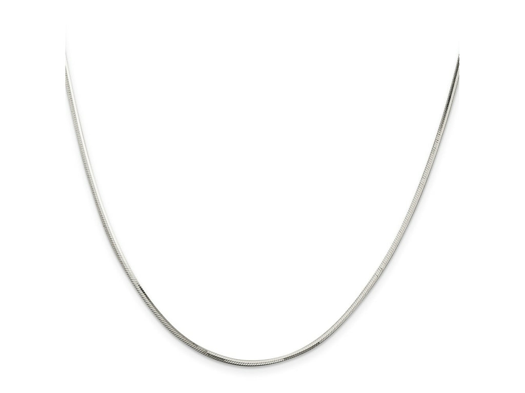 FJC Finejewelers 925 Sterling Silver Octagonal Snake Chain 20 Inches x 1.65 mm