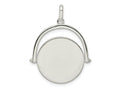 FJC Finejewelers 925 Sterling Silver Fashion Polished Rotating Disc Charm 31 x 26 mm