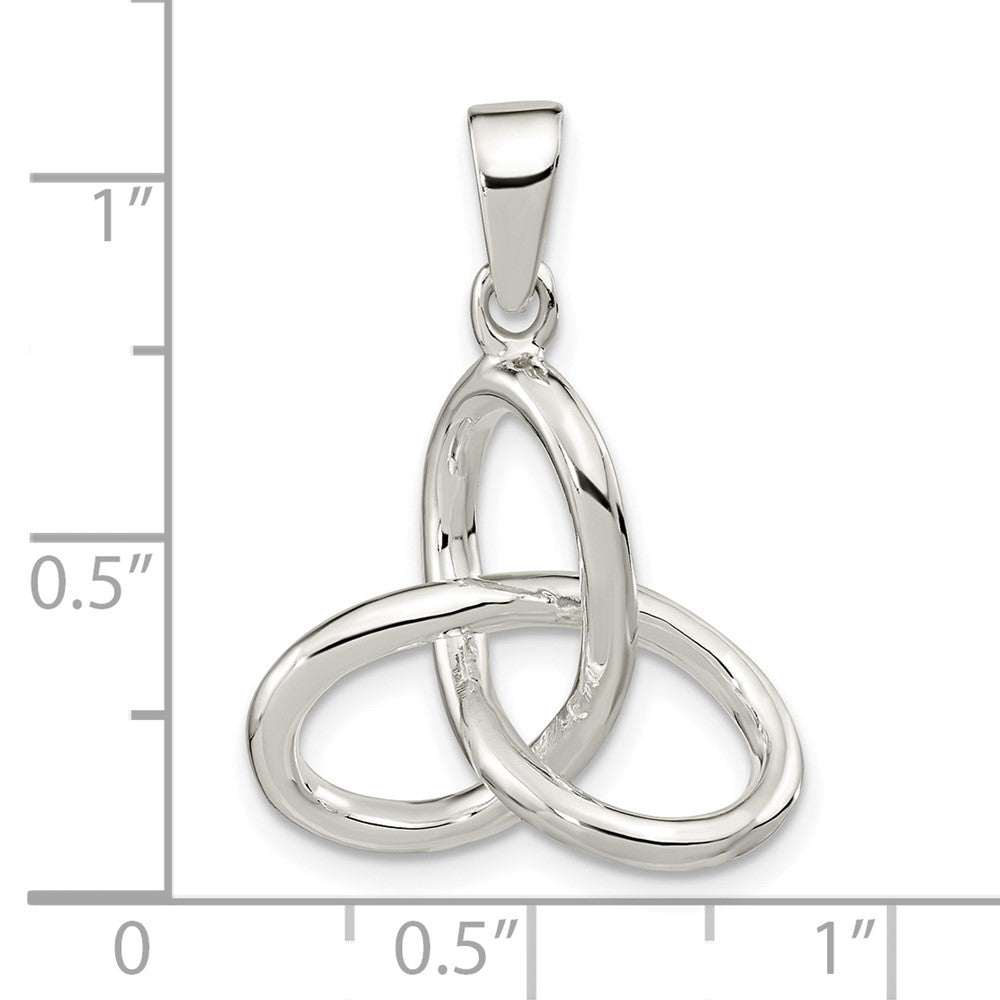 FJC Finejewelers 925 Sterling Silver Polished Infinity Triangle Charm 27 x 19 mm