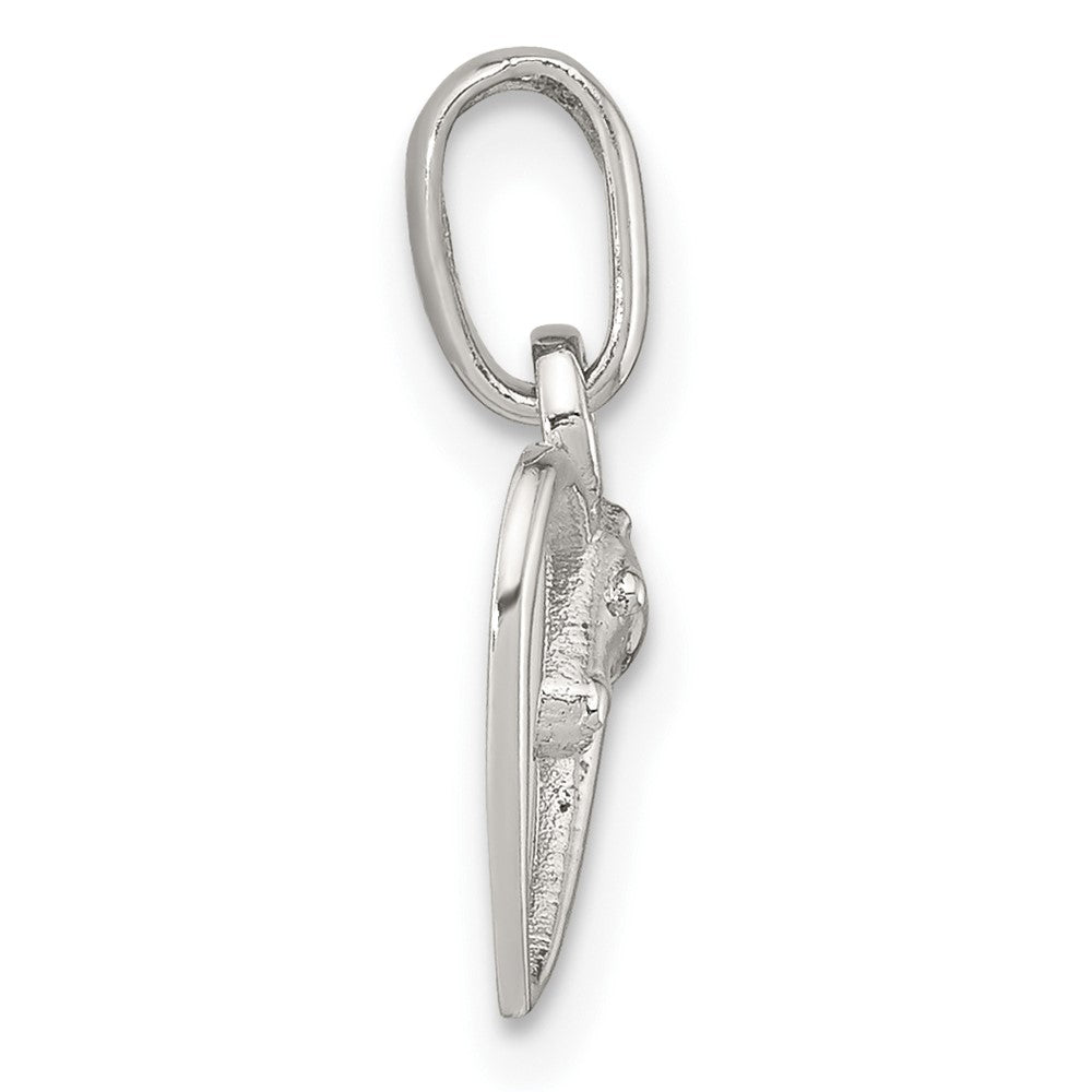 FJC Finejewelers 925 Sterling Silver Rhodium Plated Open Heart Horse Head Charm 16 x 10 mm