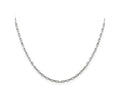 FJC Finejewelers 925 Sterling Silver Elongated Box Chain 20 Inches x 1.65 mm
