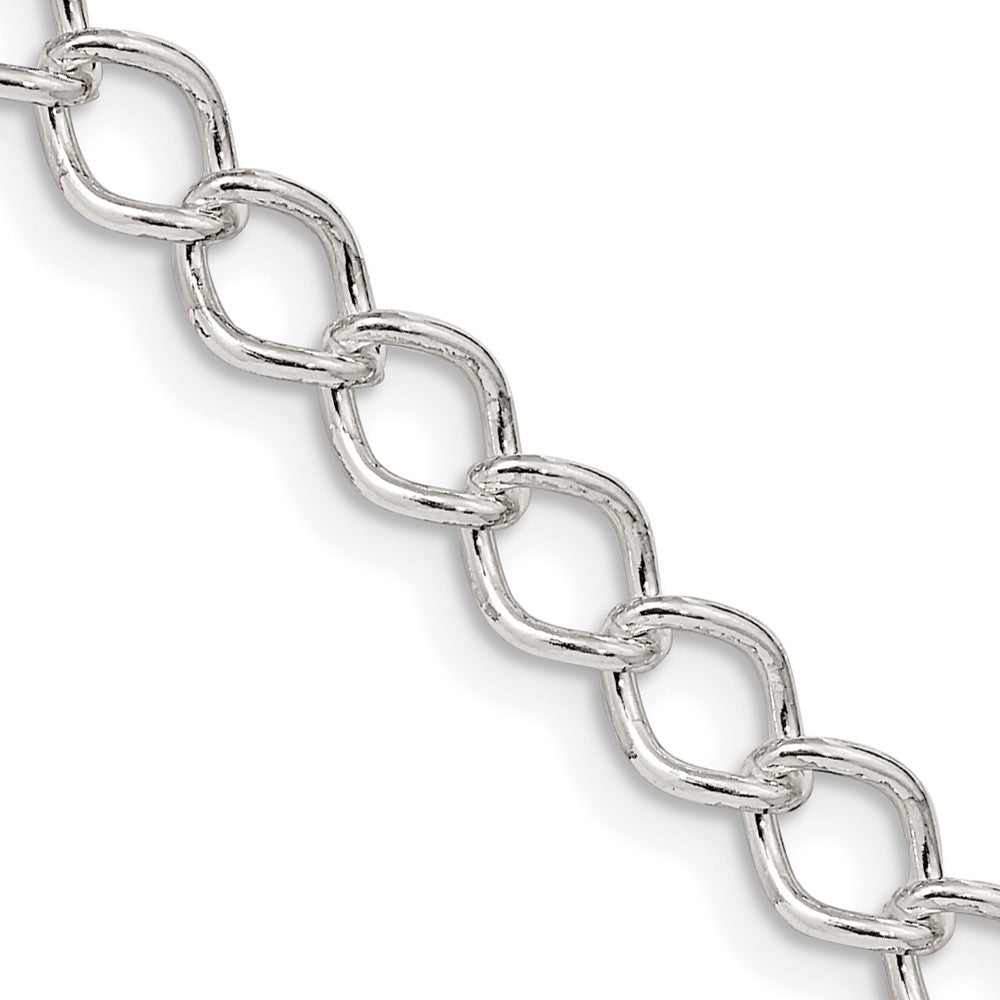 FJC Finejewelers 925 Sterling Silver Fancy Open Curb Chain 18 Inches x 5.75 mm
