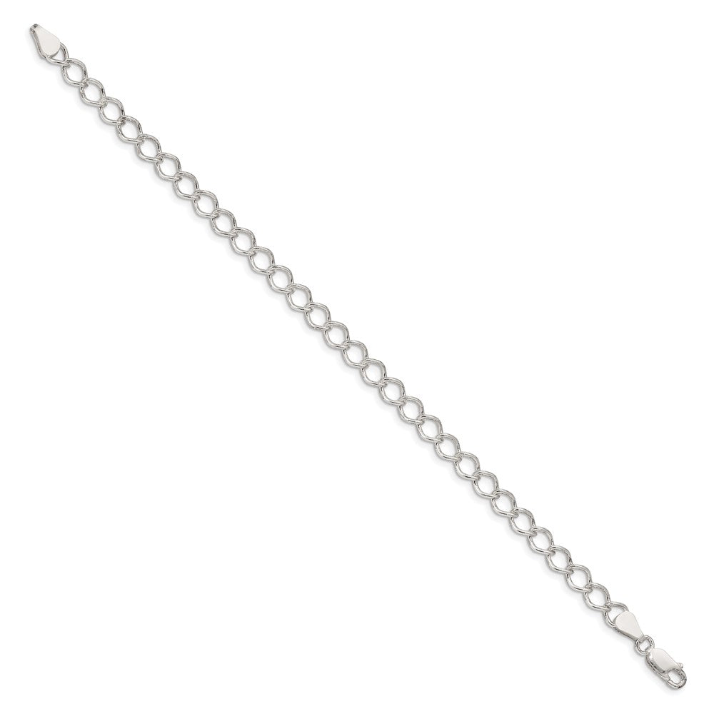 FJC Finejewelers 925 Sterling Silver Fancy Open Curb Chain Bracelet 8 Inches x 5.75 mm