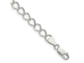 FJC Finejewelers 925 Sterling Silver Fancy Open Curb Chain Bracelet 8 Inches x 5.75 mm
