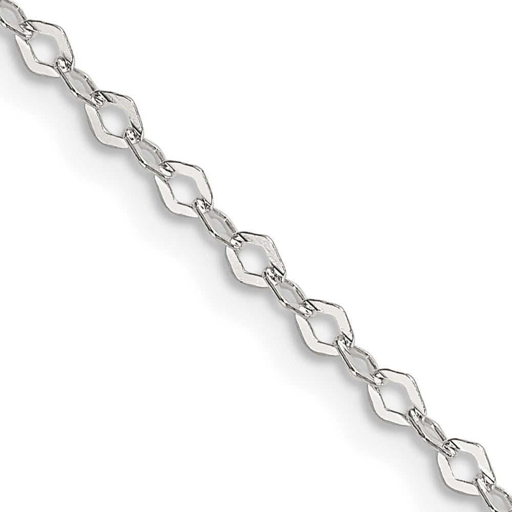 FJC Finejewelers 925 Sterling Silver Bright Cut Fancy Rolo Chain 20 Inches x 2.25 mm