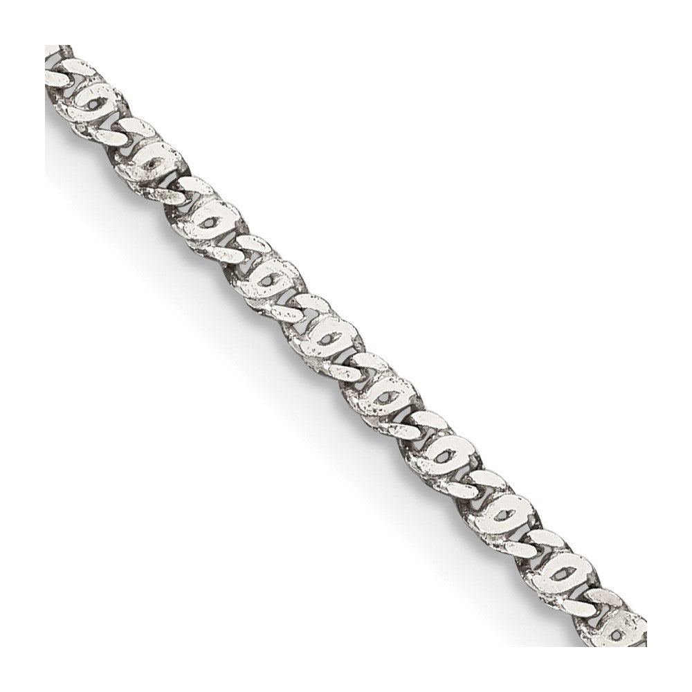 FJC Finejewelers 925 Sterling Silver Fancy Anchor Chain 16 Inches x 2 mm