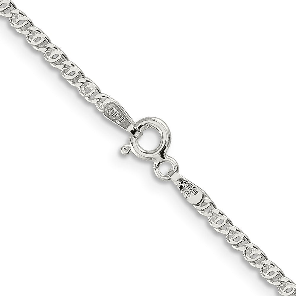 FJC Finejewelers 925 Sterling Silver Fancy Anchor Chain 24 Inches x 2 mm