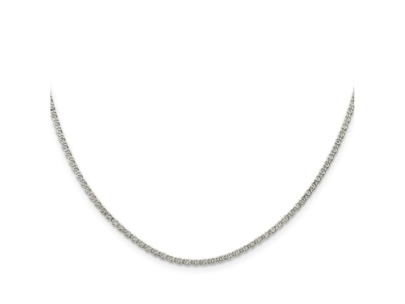 FJC Finejewelers 925 Sterling Silver Fancy Anchor Chain 24 Inches x 2 mm