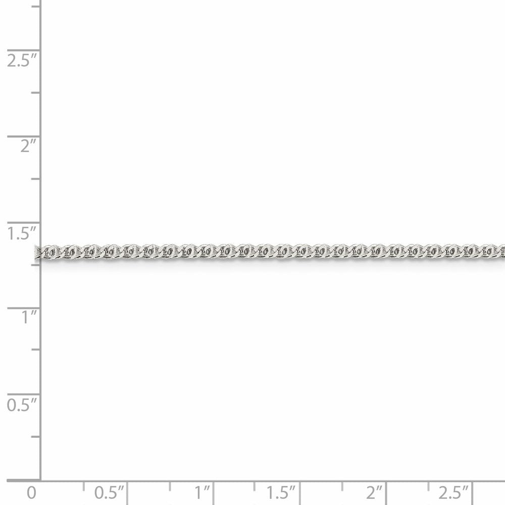 FJC Finejewelers 925 Sterling Silver Fancy Anchor Chain Bracelet 7 Inches x 2 mm