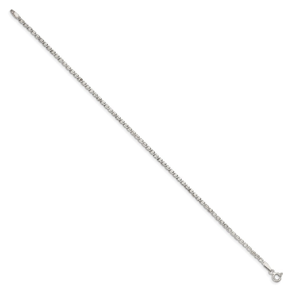 FJC Finejewelers 925 Sterling Silver Fancy Anchor Chain Bracelet 8 Inches x 2 mm